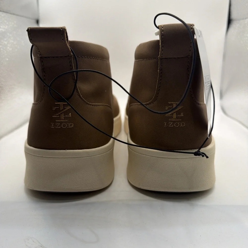 IZOD Palmer Men's Size 9-Lace-Up-Brown Chukka Boots-1815298 New